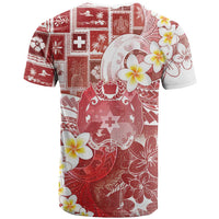 Tonga Christmas T Shirt Kilisimasi Fiefia Retro Style Red - Polynesian Pride