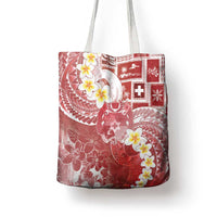 Tonga Christmas Tote Bag Kilisimasi Fiefia Retro Style Red - Polynesian Pride
