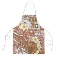 Tonga Christmas Apron Kilisimasi Fiefia Retro Style Brown - Polynesian Pride