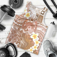 Tonga Christmas Men Tank Top Kilisimasi Fiefia Retro Style Brown - Polynesian Pride