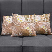 Tonga Christmas Pillow Cover Kilisimasi Fiefia Retro Style Brown - Polynesian Pride