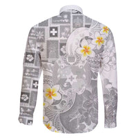 Tonga Christmas Family Matching Mermaid Dress and Hawaiian Shirt Kilisimasi Fiefia Retro Style White - Polynesian Pride