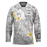 Tonga Christmas Hockey Jersey Kilisimasi Fiefia Retro Style White - Polynesian Pride