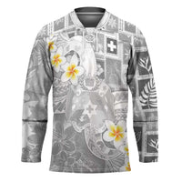 Tonga Christmas Hockey Jersey Kilisimasi Fiefia Retro Style White LT05 Unisex White - Polynesian Pride