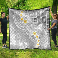 Tonga Christmas Quilt Kilisimasi Fiefia Retro Style White - Polynesian Pride