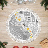 Tonga Christmas Tree Skirt Kilisimasi Fiefia Retro Style White - Polynesian Pride