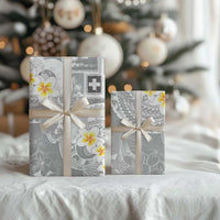 Tonga Christmas Wrapping Paper Kilisimasi Fiefia Retro Style White - Polynesian Pride