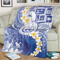 Federated States Of Micronesia Christmas Blanket Retro Style Bright Version - Polynesian Pride