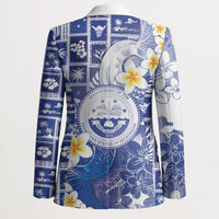 Federated States Of Micronesia Christmas Blazer Retro Style Bright Version - Polynesian Pride