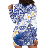 Federated States Of Micronesia Christmas Hoodie Dress Retro Style Bright Version - Polynesian Pride