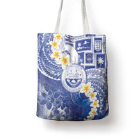 Federated States Of Micronesia Christmas Tote Bag Retro Style Bright Version - Polynesian Pride