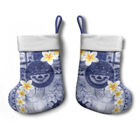Federated States Of Micronesia Christmas Stocking Retro Style Dark Version - Polynesian Pride