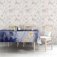 Federated States Of Micronesia Christmas Tablecloth Retro Style Dark Version - Polynesian Pride