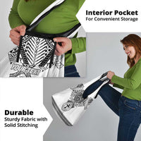 Personalised Melanesian Brotherhood Grocery Bag With Tribal Pattern - Polynesian Pride