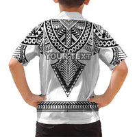 Personalised Melanesian Brotherhood Kid Hawaiian Shirt With Tribal Pattern LT05 - Polynesian Pride