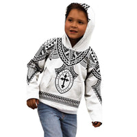 Personalised Melanesian Brotherhood Kid Hoodie With Tribal Pattern - Polynesian Pride