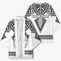 Personalised Melanesian Brotherhood Kimono With Tribal Pattern - Polynesian Pride