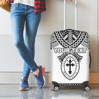 Personalised Melanesian Brotherhood Luggage Cover With Tribal Pattern - Polynesian Pride