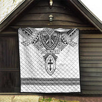 Personalised Melanesian Brotherhood Quilt With Tribal Pattern - Polynesian Pride