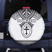 Personalised Melanesian Brotherhood Spare Tire Cover With Tribal Pattern - Polynesian Pride
