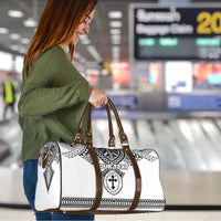 Personalised Melanesian Brotherhood Travel Bag With Tribal Pattern - Polynesian Pride