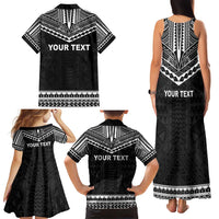 Personalised Melanesian Brotherhood Family Matching Tank Maxi Dress and Hawaiian Shirt Ministry Faith And Mission - Polynesian Pride