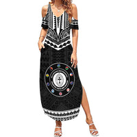 Personalised Melanesian Brotherhood Summer Maxi Dress Ministry Faith And Mission - Polynesian Pride