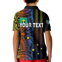 Custom Vanuatu Tafea Kid Polo Shirt Polynesian Tribal LT6 - Polynesian Pride