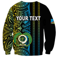 Custom Vanuatu Torba Sweatshirt Polynesian Tribal LT6 - Polynesian Pride