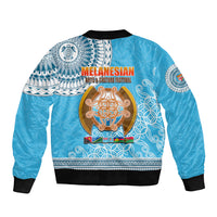 Fiji Bomber Jacket Melanesian Festival 2023 LT6 - Polynesian Pride
