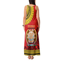 Papua New Guinea Tank Maxi Dress Melanesian Festival 2023 LT6 - Polynesian Pride