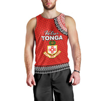 Tonga School Kolisi Tonga Men Tank Top Tribal Pattern LT6 - Polynesian Pride