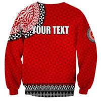 Tonga School Kolisi Tonga Sweatshirt Tribal Pattern LT6 - Polynesian Pride