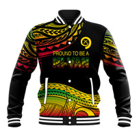 Custom Tribal Vanuatu Baseball Jacket Pround To Be A Ni-Van LT6 Unisex Black - Polynesian Pride