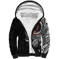 Polynesian German Shepherd Dog Sherpa Hoodie Dog In My Heart LT6 Unisex Black - Polynesian Pride