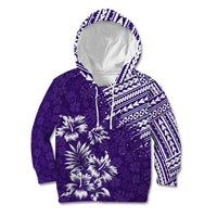 Hawaii Summer Kid Hoodie Mix Polynesian Purple LT6 Purple - Polynesian Pride