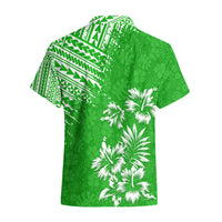 Hawaii Summer Hawaiian Shirt Mix Polynesian Green LT6 - Polynesian Pride