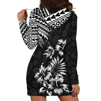 Hawaii Summer Hoodie Dress Mix Polynesian Black LT6 - Polynesian Pride