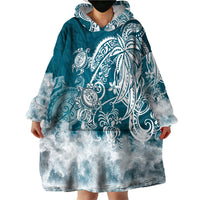 Polynesian Sea Turtle Wearable Blanket Hoodie Tribal LT6 - Polynesian Pride