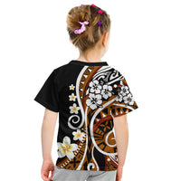 Plumeria Polynesian Kid T Shirt Trending Brown LT6 - Polynesian Pride