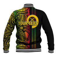 Custom Vanuatu Baseball Jacket Polynesian Tribal LT6 - Polynesian Pride