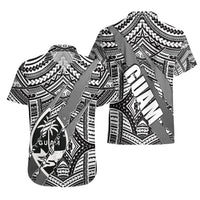Polynesian Guam Hawaiian Shirt with Coat Of Arms Claws Style - White LT6 - Polynesian Pride