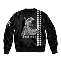 Custom Hawaii Bomber Jacket King Kamehameha Day - White LT6 - Polynesian Pride
