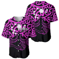 Matariki New Zealand Baseball Jersey Maori New Year Purple LT6 - Polynesian Pride