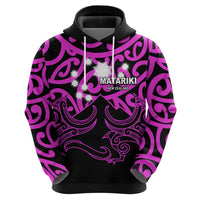 Matariki New Zealand Hoodie Maori New Year Purple LT6 - Polynesian Pride