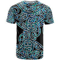 New Zealand T Shirt Maori Pattern Papua Shell LT6 - Polynesian Pride