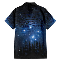 Matariki Te Tau Hou Māori Family Matching Tank Maxi Dress and Hawaiian Shirt New Zealand Starry Sky