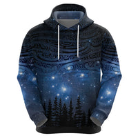 Matariki Te Tau Hou Māori Hoodie New Zealand Starry Sky