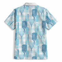 Aloha Hawaii Vintage Kahili Pa'a Lima Hawaiian Shirt Palaka Print Oceanic Turquoise LT7 - Polynesian Pride