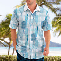 Aloha Hawaii Vintage Kahili Pa'a Lima Hawaiian Shirt Palaka Print Oceanic Turquoise LT7 - Polynesian Pride